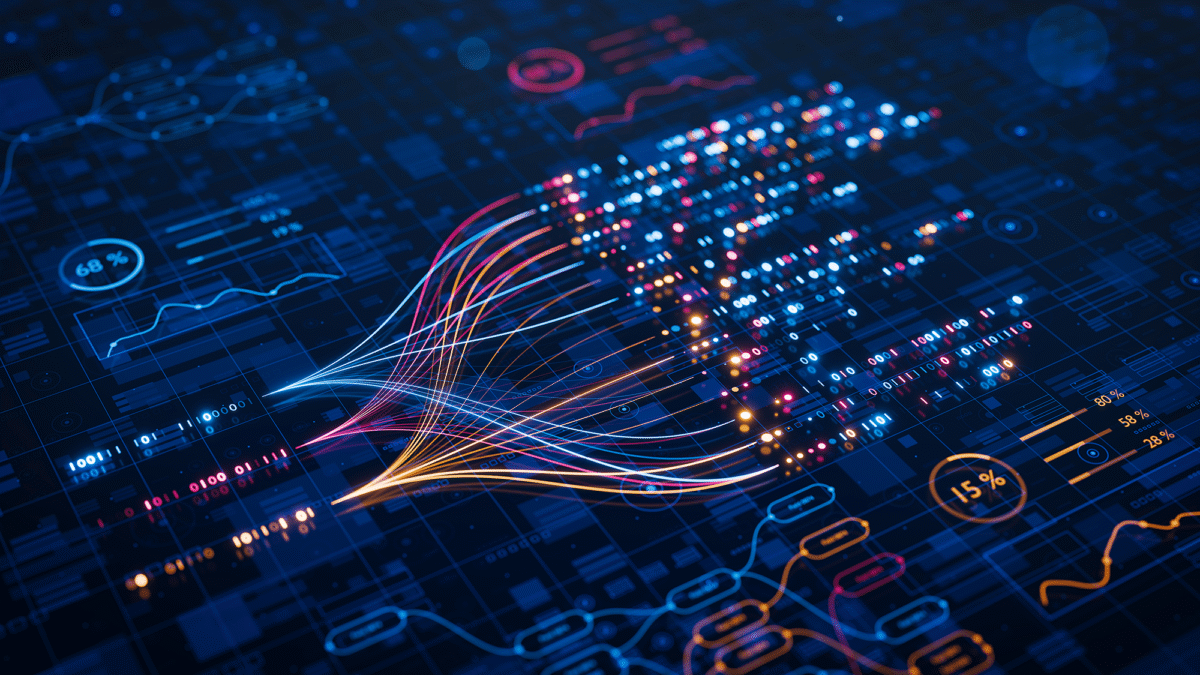 An electronic display of data